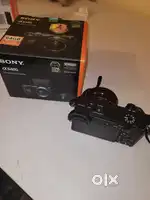 Sony alpha a6400 camera with good quality and bag and box