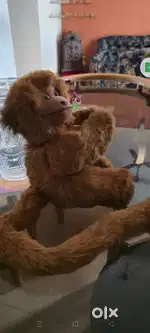 Teddy bear and monkey (soft toys