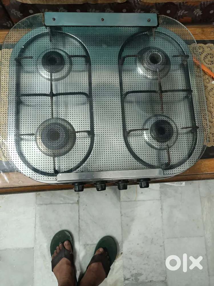 4 burner gas stove
