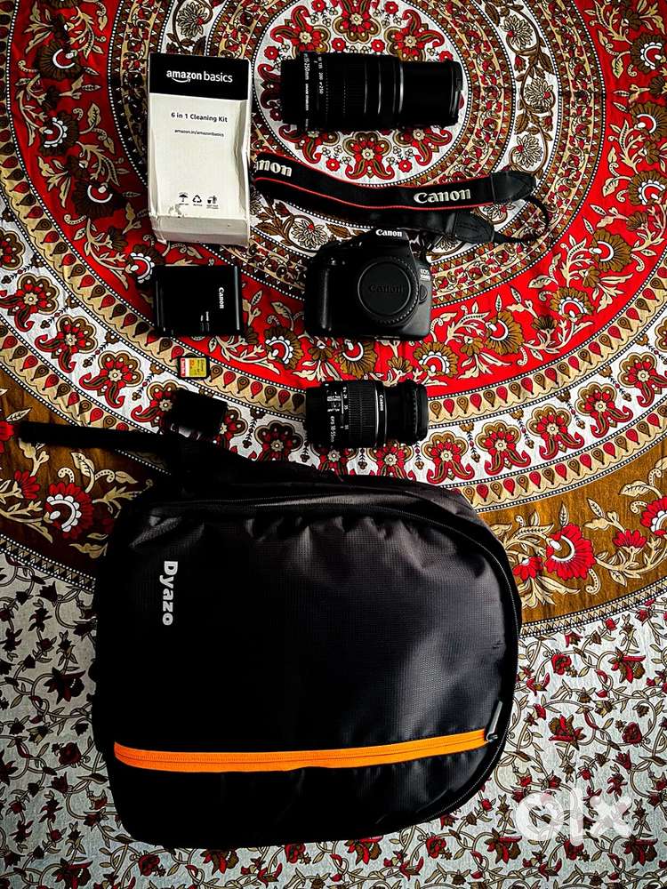 Canon 1500D  18-55 and 55-250 Lens  Orginal Bill and Box available