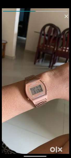 Casio vintage Rose gold unisex watch