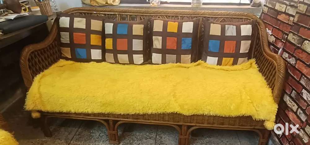 Retro Cane Sofa set (5seater)