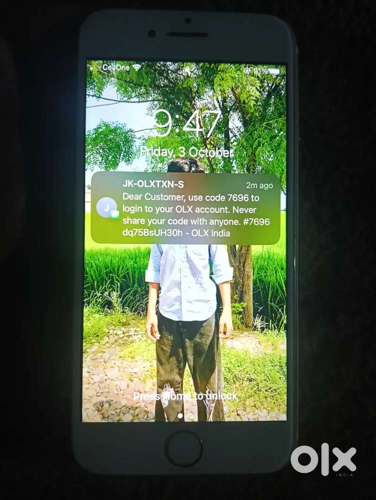 iPhone 7 6000 price condition  ok battery 86