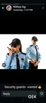 SG LADY guard age 19 to 50 12hrs duty 10th to