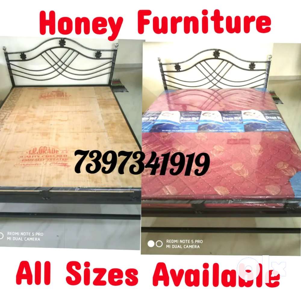 Clearance sale Fancy Steel Cot Bed Mattress all size sales