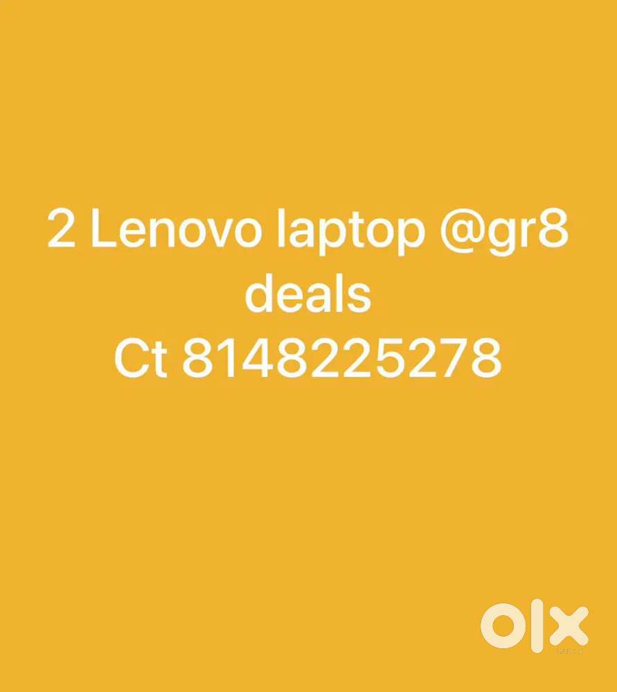 2 Lenovo laptops for sales