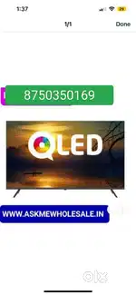 Brand new 48 inch O led tv with sound bar Alexa inbuilt wifi #332