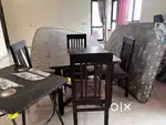 Dinning Table(4 chairs), Queen size mattres, Single size matres etc