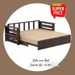 Sofa set Sofa Cum Bed Wooden sofa set # Wooden Sofa cum Bed 83