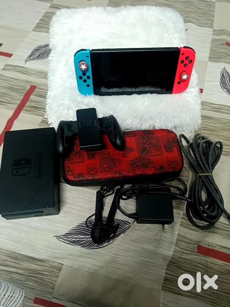 Nintendo switch v2 model with carry case