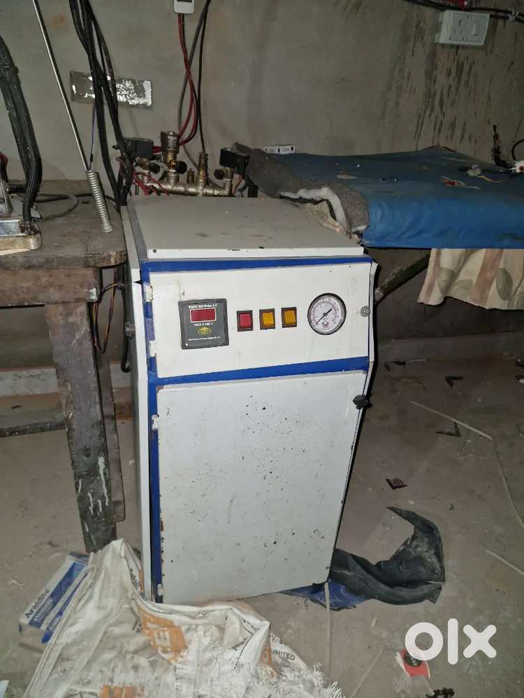 Steam boiler with 3 press