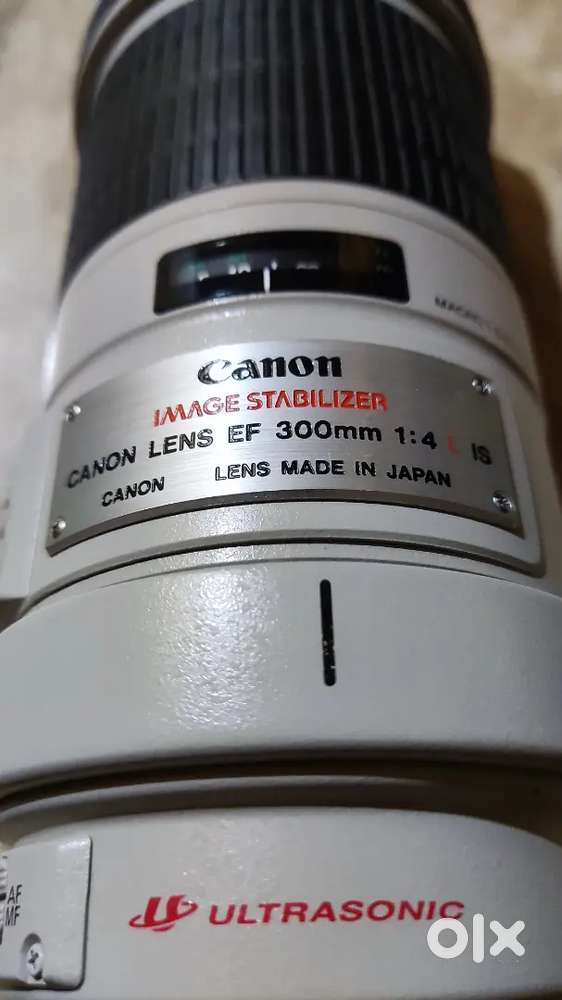 Canon EF 300mm f/4L IS USM Telephoto Fixed Lens for Canon SLR Cameras