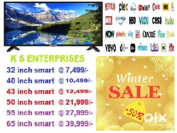 43 INCHES  SMART, 4K UHD LED TV IN JUST 12,999 ONLY.
