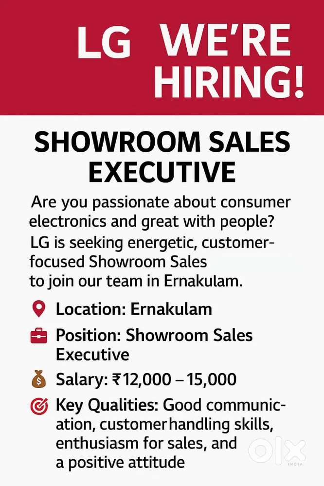 SHOWROOM SALES EXECUTIVE