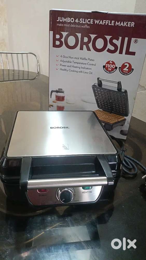 Brand New Box Pack Borosil Waffle Maker