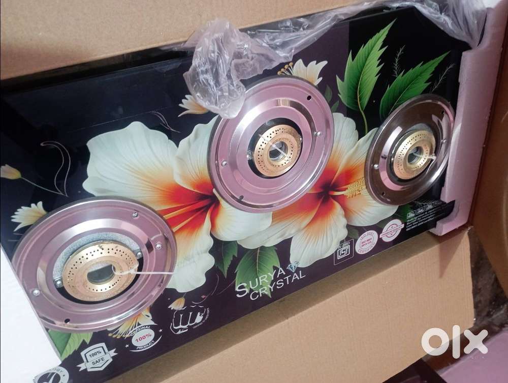 Japanese technology heavy burners toughened glass stainless steel body