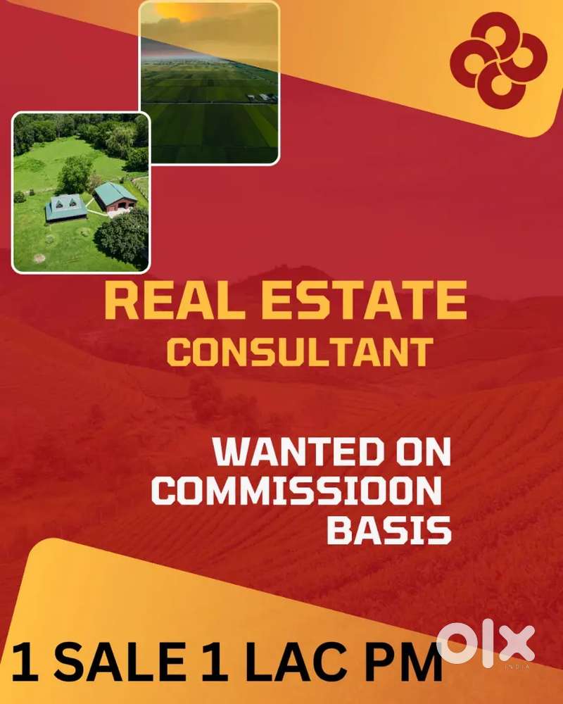 Realty Consultant Wanted in Vellore Commission Basis 1 Sale 1lac