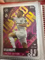 Match attax Limited edition Kylian Mbappe card