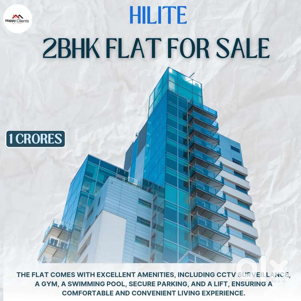 HILITE 2BHK FLAT FOR SALE