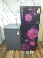 Whirlpool latest flower model refrigerator & whirlpool washing machine