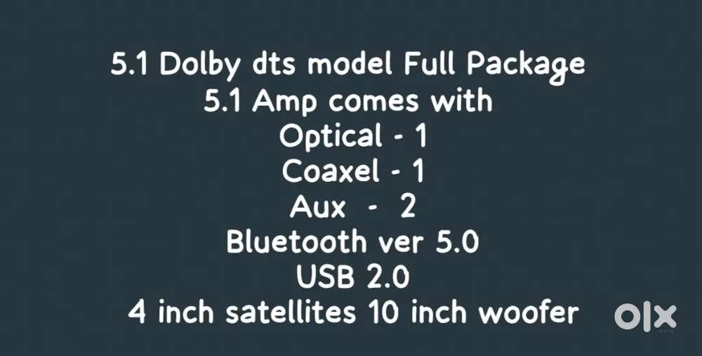 5.1 and 7.1 Dolby Digital plus Home Theater in Resonale price