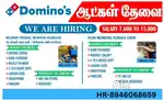 Job vacancy in sithlapakkam Domino's Pizza