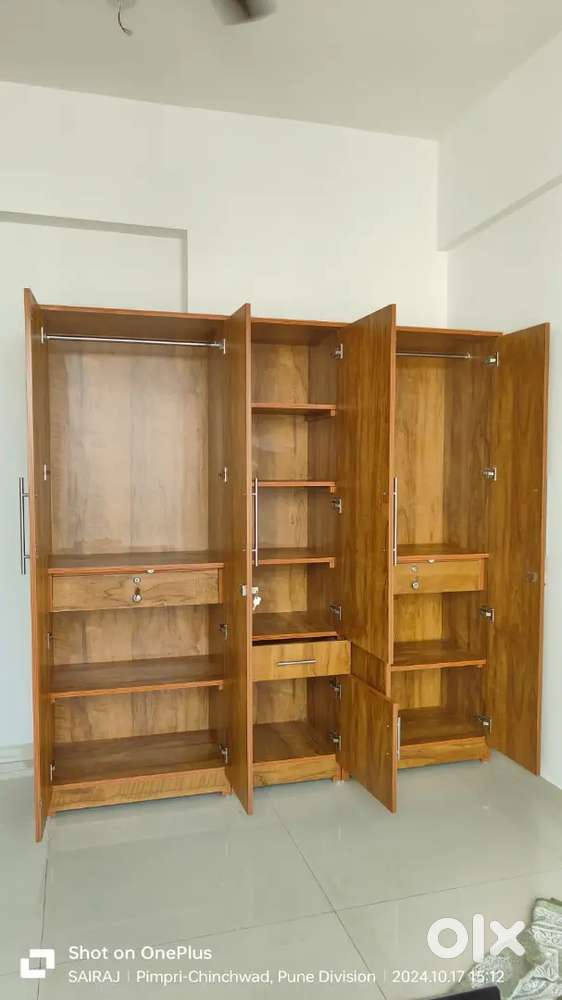 Brand New Wardrobe,bed. Almari