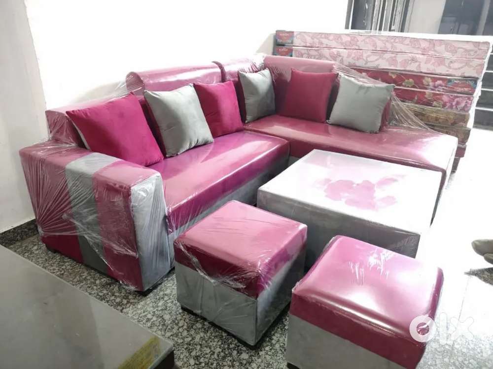 Brand new l shape sofa set