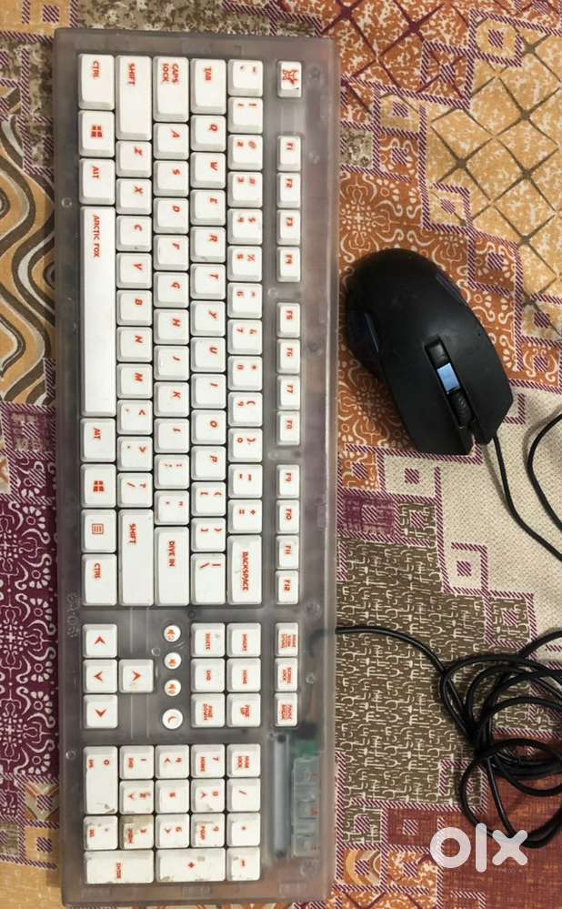 Non-RGB Gaming Keyboard + RGB Lighting Wired Gaming Mouse – Full Set