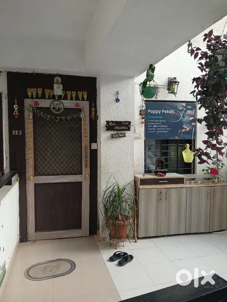 2 BHK semi furnished, ready to move, D Mart outside of premises