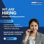 Wanted Tele calling Executive (female)