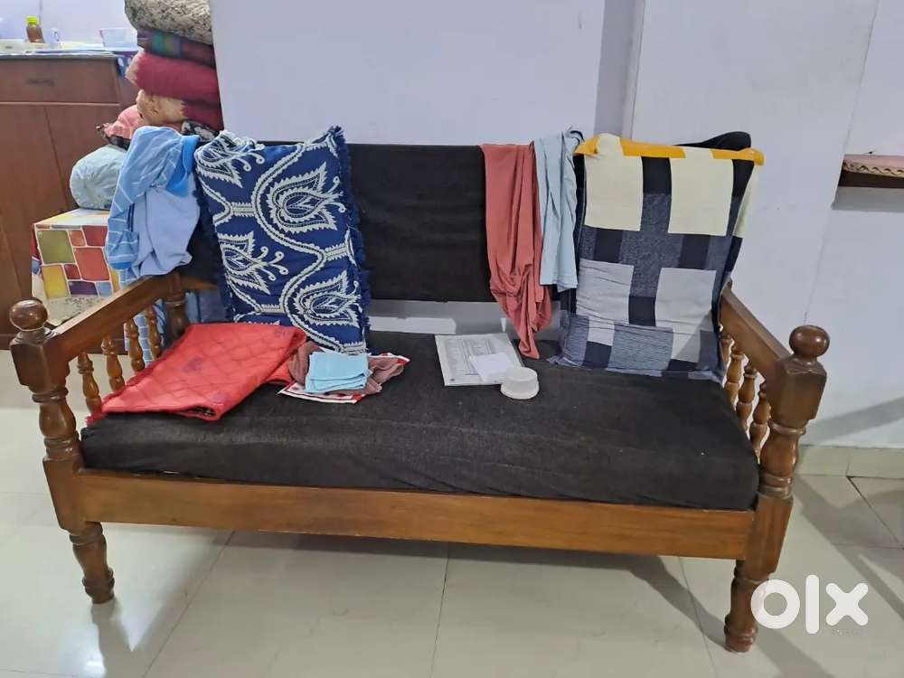 Wooden sofa