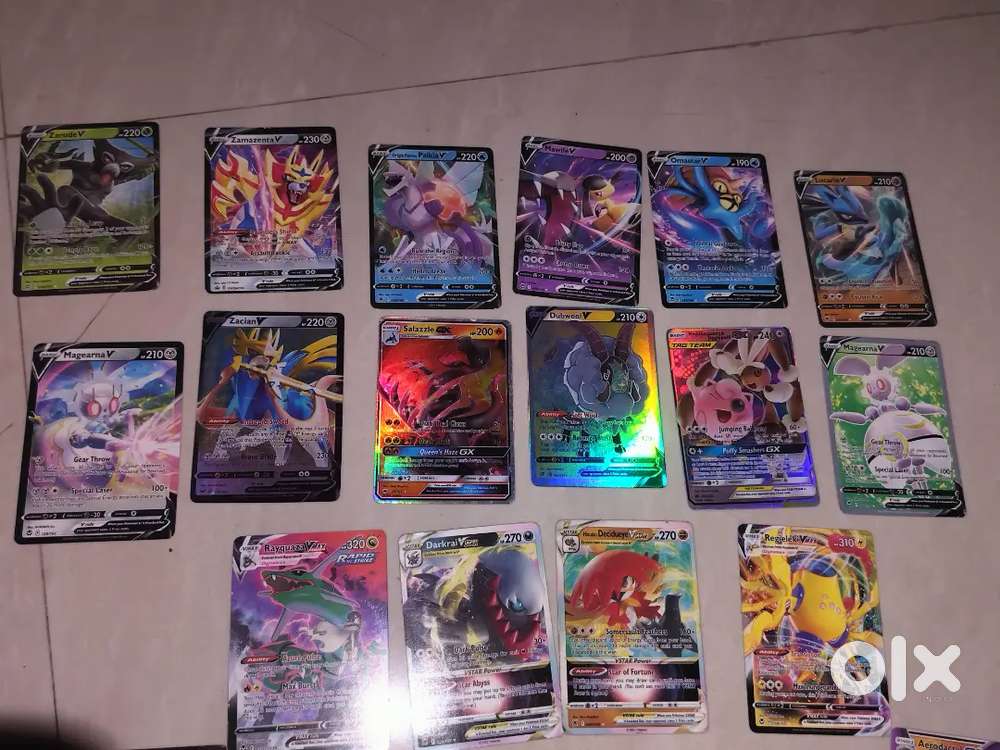 (original)Pokémon Rare V/VMAX/GX Card Collection for Sale (India)