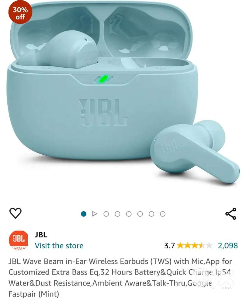JBL Ear Buds , Active Noise Cancellation Earbuds,