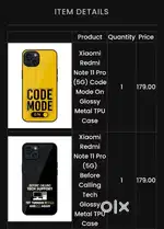 Xiaomi Redmi note 11 pro 5G covers