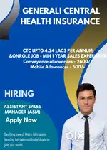 Nagpur/Future Generali General insurance/Onrole job/CTC upto 3.5