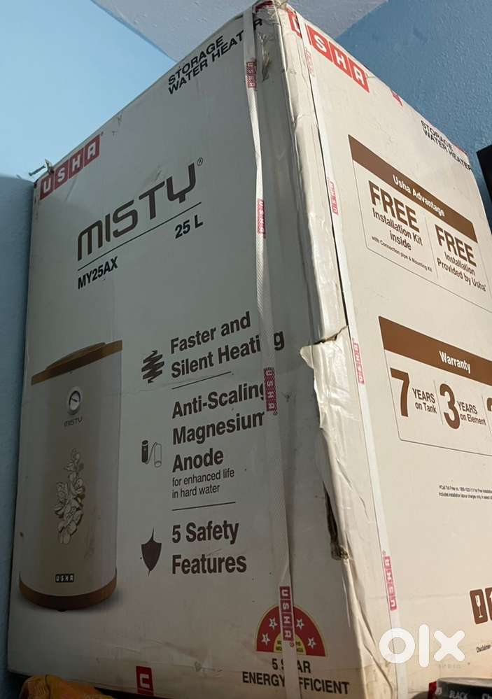 gyser 25l usha misty