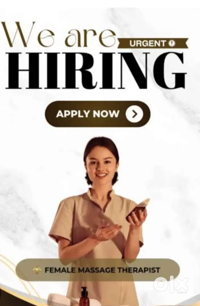 Urgently wanted female therapists for a premium wellness spa