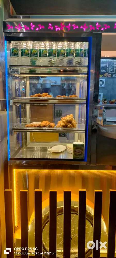 6 ft Kerala Tea Counter with two Burner