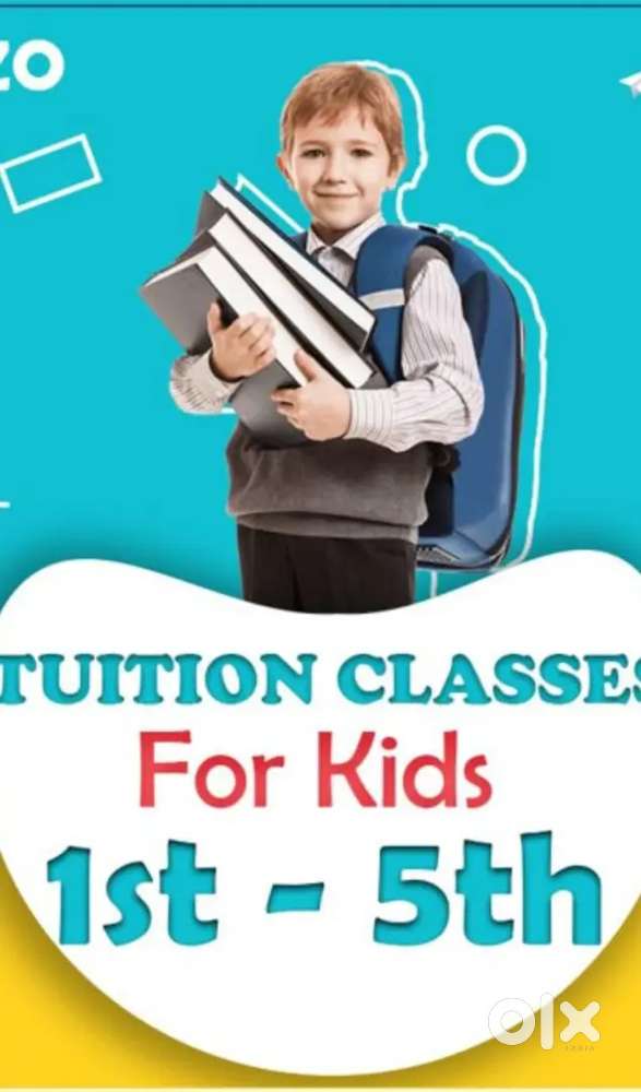 Tutions from class 1st to 5th class