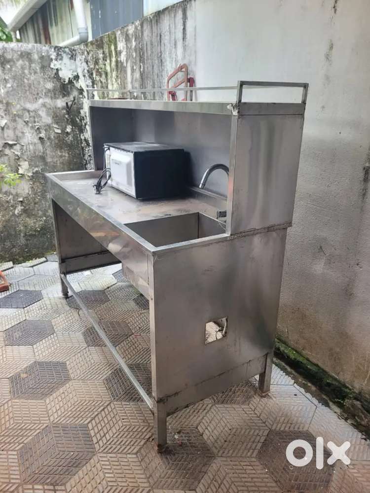 Higher  freezer 1 year old and Steel juice stand