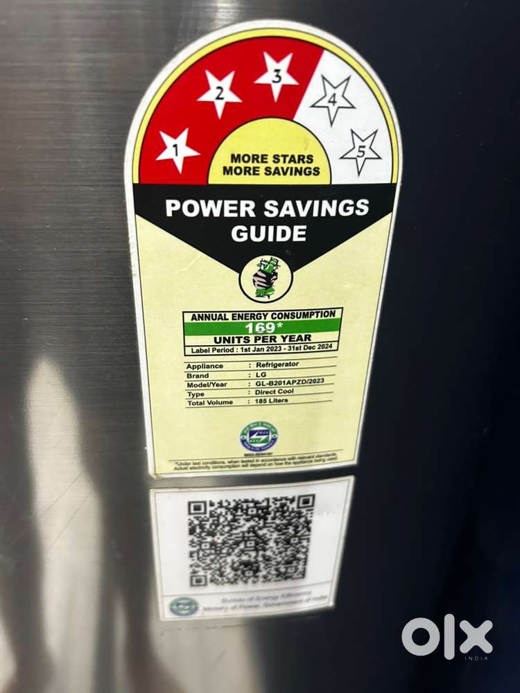 L G fridge 185 litre