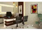 Near University road full furnished office Mangal Pandey Nagar Meerut