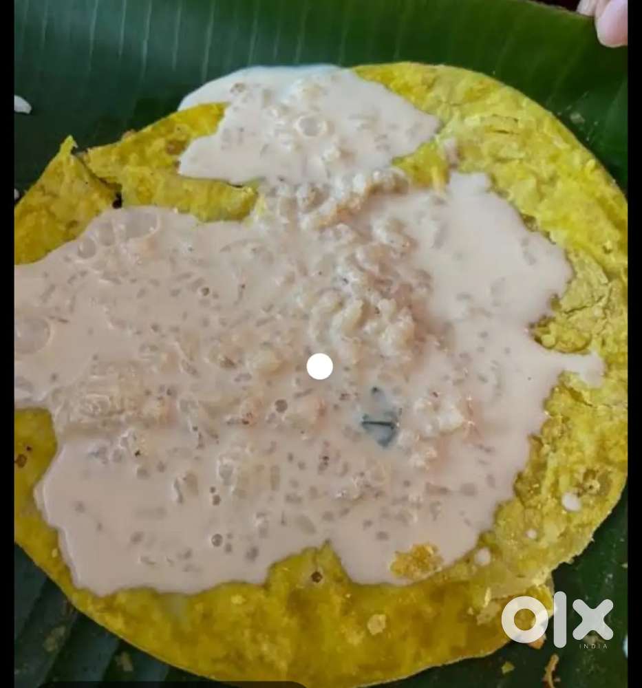Boli and payasam stall selling