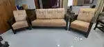 Almirah and bed and sofa set for sale