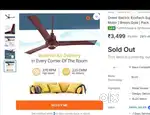 Orient ecotech supreme bldc celling fan