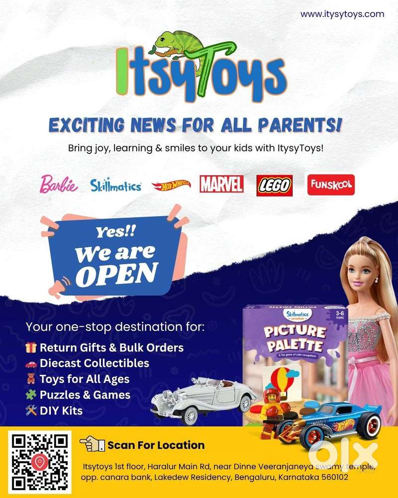 Looking for shop incharge for toy store