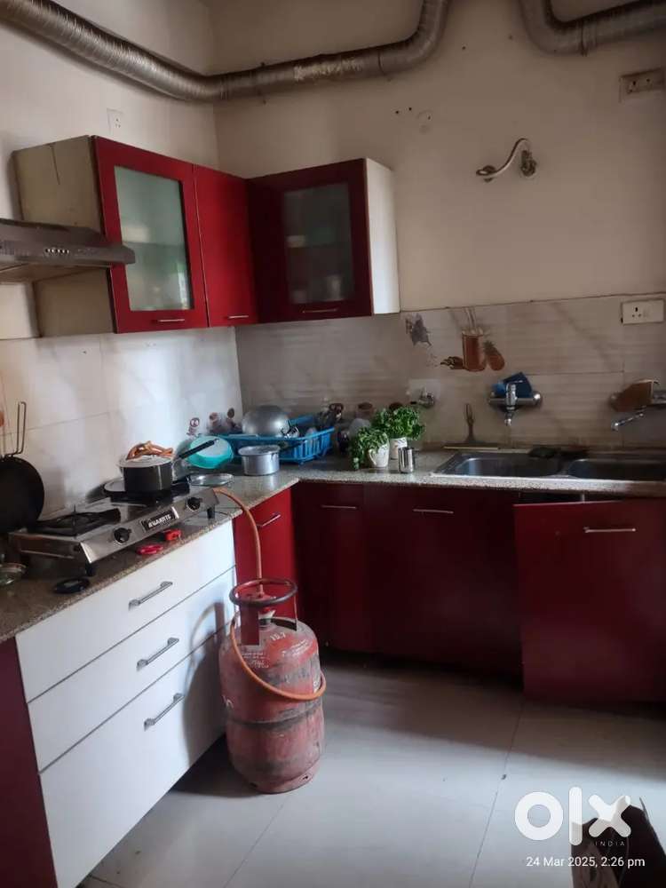 For Sale - 1500 Sq ft - 3 BHK Flat in Gated Society, VIP Road,Zirakpur