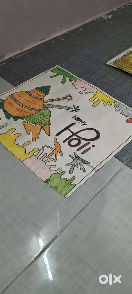 Holi painting