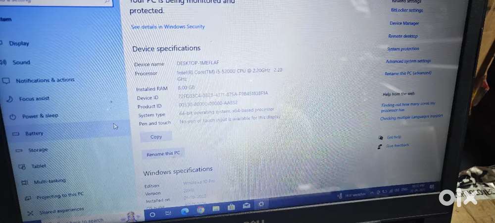 Dell laptop with 8gb ram